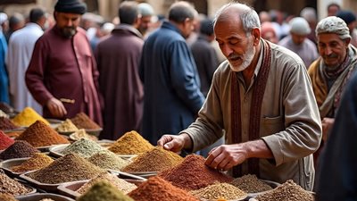 قصة حبيب تاجر التوابل
