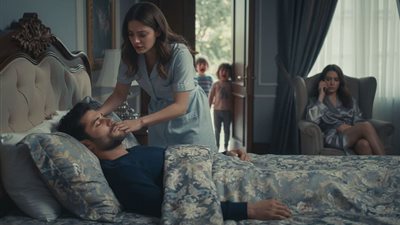 بعد الحاډث تظاهر رجل الأعمال بأنه فاقد الوعي