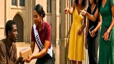 ملياردير يتنكر في هيئة متسوّل فقير أمام الكنيسة ليبحث عن 