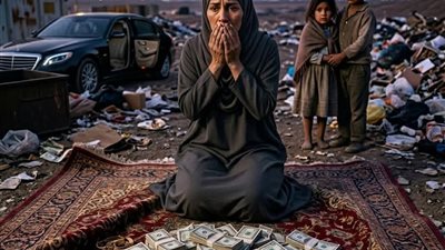 أرملة فقيرة وجدت سجادة فاخرة في القمامة لكن ما خرج منها قلب حياتها رأسًا على عقب رأت سجادة ثمين