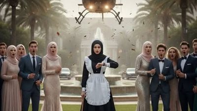 جاءت بزيّ خادمة ليسخروا منها… فغادرت أميرة وتركَت الجميع بلا كلمات! ذ