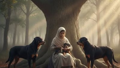 أطلقوا 3 كلاب روت وايلر لتعقّب فتاة رجعت بعد 8 ساعات بشيء صاډم!