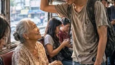 أعطى مقعده لامرأة مسنّة وفي اليوم التالي تغيّرت حياته بالكامل!