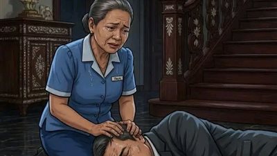 سقط على الدرج ليختبر مربية ابنه… فكانت النتيجة درسًا غيّر حياته للأبد!