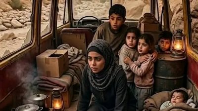 أرملة عاشت في عربية مهجورة