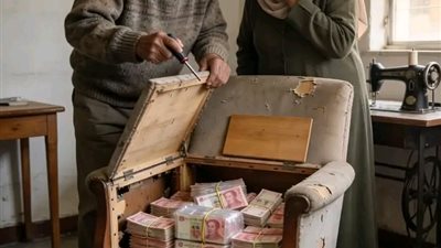 وجدت كرسيا مرميا في القمامة لكن م اكتشفته داخله غير حياتها بالكامل