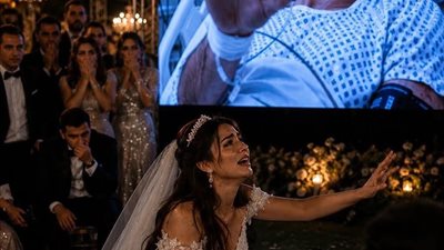 لم يحضر العريس زفافه… لكن ما ظهر على الشاشة صدم الجميع!