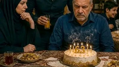 في عيد ميلادي الثالث والستين، همس ابني أمام الكعكة