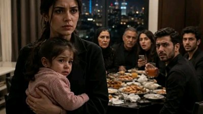 عدتُ من السفر لأجد ابنتي ترتجف في الشرفة بينما كانوا يتناولون العشاء من مالي!