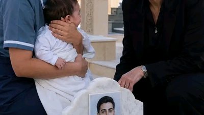 مليارديرة تزور قبر ابنها فتجد نادلة سوداء