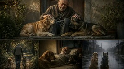 ذهب ليتبنّى كلبًا واحدًا فقط.. لكن ما فعله نيلو عندما حاولوا فصله عن تيمور كشف قصة عمرها 9 سنوات